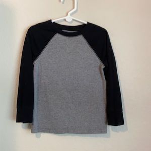 Cat & Jack Baseball Lon Sleeve Tee 3T